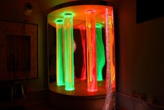 Сенсорный уголок большой с двумя колоннами, двусторонней подсветкой и фибероптическими нитями. VIP класс. - fgospostavki.ru - Верхняя Пышма