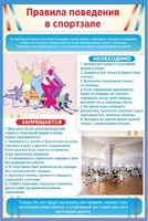 Стенд "Правила поведения в спортзале №1" - fgospostavki.ru - Верхняя Пышма