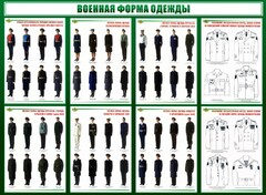 Стенд "Военная форма одежды" - fgospostavki.ru - Верхняя Пышма