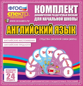 Динамические раздаточные пособия. Английский язык (веера). Английские местоимения, английские предлоги. - fgospostavki.ru - Верхняя Пышма