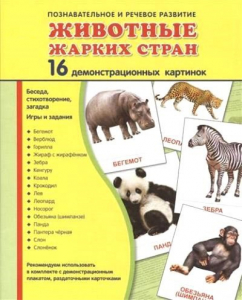 Демонстрационные карточки "Животные жарких стран" - fgospostavki.ru - Верхняя Пышма