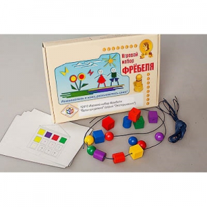 Игровой набор Фребеля "Бусы-шнуровка" (серия "Эксперимент") - fgospostavki.ru - Верхняя Пышма