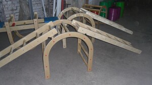 Лестница навесная с зацепами (420*2280 миллиметров, дерево) - fgospostavki.ru - Верхняя Пышма