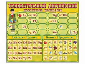 Комплект оборудования "Английский алфавит" с комплектом тематических магнитов - fgospostavki.ru - Верхняя Пышма