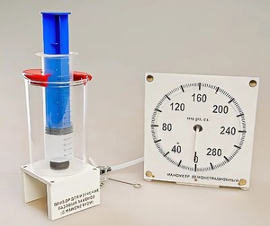 Прибор для изучения газовых законов (с манометром) - fgospostavki.ru - Верхняя Пышма