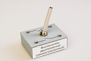 Выключатель двухполюсный (демонстрационный) - fgospostavki.ru - Верхняя Пышма