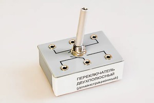 Переключатель двухполюсный (демонстрационный) - fgospostavki.ru - Верхняя Пышма