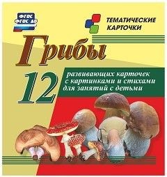 Тематические карточки "Грибы" - fgospostavki.ru - Верхняя Пышма