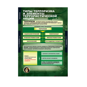 Комплект таблиц. ОБЖ. Терроризм. - fgospostavki.ru - Верхняя Пышма