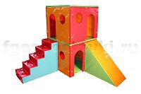 Домик игровой двухэтажный (комплект) - fgospostavki.ru - Верхняя Пышма