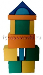 Мягкий модуль-конструктор "Городок" (12 элементов) - fgospostavki.ru - Верхняя Пышма