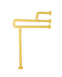 Поручень напольно-настенный с антибактериальным покрытием (желтый) - fgospostavki.ru - Верхняя Пышма