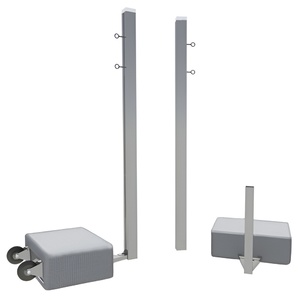 Бадминтонные стойки мобильные (с противовесами, на колесах) - fgospostavki.ru - Верхняя Пышма