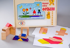 Игровой набор Фребеля "Конструктор деревянный без соединений-2" (Серия "Эксперимент") - fgospostavki.ru - Верхняя Пышма