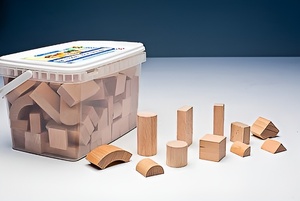 Игровой набор Фребеля "Конструктор" (111 элементов, бук, серия "Красота вокруг нас") - fgospostavki.ru - Верхняя Пышма