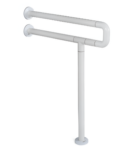 Поручень напольно-настенный с антибактериальным покрытием (белый) - fgospostavki.ru - Верхняя Пышма