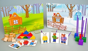 Игровой набор Фребеля "Заюшкина избушка" (серия "Сказочный мир". Выпуск 1) - fgospostavki.ru - Верхняя Пышма