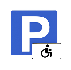 Трафарет для отрисовки знака стоянки для инвалидов 1600х800 миллиметров - fgospostavki.ru - Верхняя Пышма