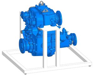 Учебное оборудование «Раздаточная коробка с коробкой отбора мощности в разрезе грузового автомобиля КамАЗ» - fgospostavki.ru - Верхняя Пышма