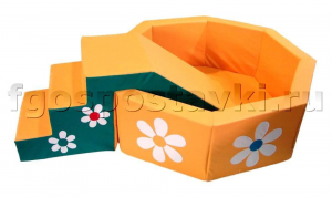 Бассейн "Ромашка" восьмигранный со ступенькой - fgospostavki.ru - Верхняя Пышма