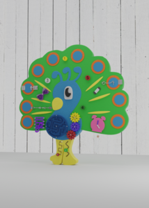 Бизиборд «Радостный павлин» - fgospostavki.ru - Верхняя Пышма