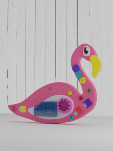 Бизиборд «Розовый фламинго» - fgospostavki.ru - Верхняя Пышма