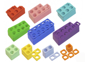 Нумирошка. Набор цветных пластиковых форм 100 шт. по методике Нумикон - fgospostavki.ru - Верхняя Пышма