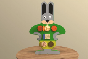 Бизиборд «Серый заинька» - fgospostavki.ru - Верхняя Пышма