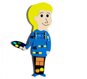 Бизиборд «Юный художник» - fgospostavki.ru - Верхняя Пышма