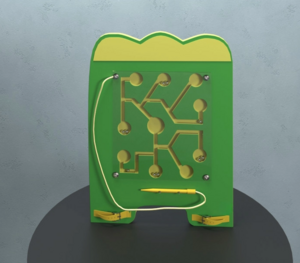 Бизиборд «Зеленый лабиринт» - fgospostavki.ru - Верхняя Пышма