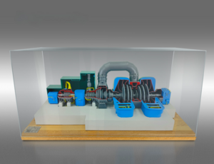 Наглядный макет "Разрез паровой турбины ТЭЦ" - fgospostavki.ru - Верхняя Пышма