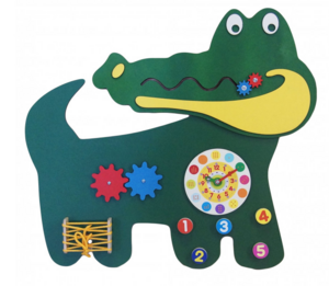 Бизиборд «Зеленый крокодил» - fgospostavki.ru - Верхняя Пышма