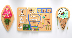 Комплект бизибордов «Фабрика мороженого» - fgospostavki.ru - Верхняя Пышма