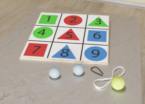 Мишень напольная цветная с цифрами - fgospostavki.ru - Верхняя Пышма