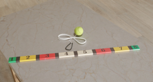 Мяч-маятник и планка для отбивания с цифрами - fgospostavki.ru - Верхняя Пышма