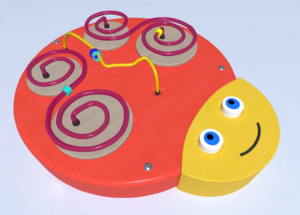 Настенный игровой элемент в виде головы гусеницы - fgospostavki.ru - Верхняя Пышма