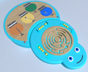 Настенный игровой элемент «Гусеница» - fgospostavki.ru - Верхняя Пышма