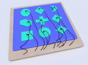 Развивающая панель с геометрическими фигурами - fgospostavki.ru - Верхняя Пышма