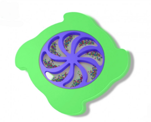 Тактильно-развивающая панель «Вращение радуги» - fgospostavki.ru - Верхняя Пышма