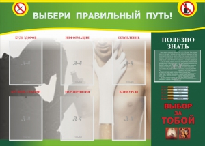 Стенд "Выбери правильный путь!" - fgospostavki.ru - Верхняя Пышма
