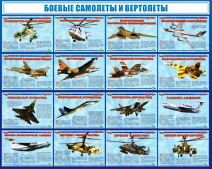 Стенд "Боевые самолеты и вертолеты" - fgospostavki.ru - Верхняя Пышма