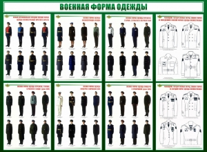 Стенд "Военная форма одежды" - fgospostavki.ru - Верхняя Пышма