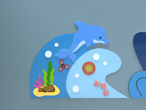 Бизиборд «Дельфин» - fgospostavki.ru - Верхняя Пышма