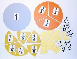 Набор магнитных карточек "Доли и дроби - 3" - fgospostavki.ru - Верхняя Пышма