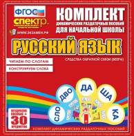 Динамические раздаточные пособия. Русский язык (веера). Читаем по слогам (слоги из двух букв). Конструируем слова (слоги из двух и трех букв). - fgospostavki.ru - Верхняя Пышма