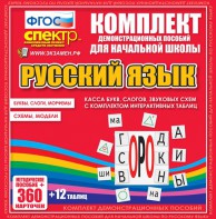 Динамические раздаточные пособия. Русский язык (комплект демонстрационных материалов). Касса букв, слогов, звуковых схем с набором интерактивных таблиц. - fgospostavki.ru - Верхняя Пышма