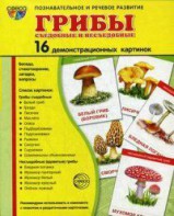 Демонстрационные карточки "Грибы съедобные и не съедобные" - fgospostavki.ru - Верхняя Пышма