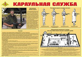 Плакат "Караульная служба" - fgospostavki.ru - Верхняя Пышма