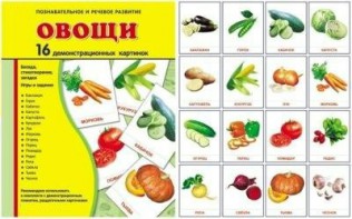 Демонстрационные карточки "Овощи" - fgospostavki.ru - Верхняя Пышма