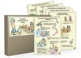 Комплект таблиц "Правила безопасного труда" - fgospostavki.ru - Верхняя Пышма